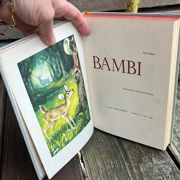 Vintage “Bambi” Junior Deluxe Edition Illustrated Children’s Book - Picture 6 of 7